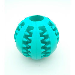 Natural Rubber Elasticated Leaking Ball - Blue