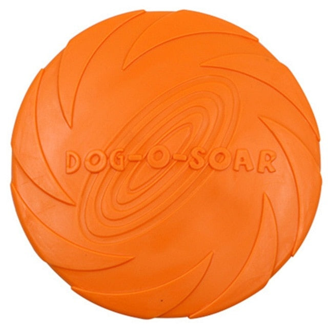 High Quality Soft Rubber Frisbee for Dogs - Orange